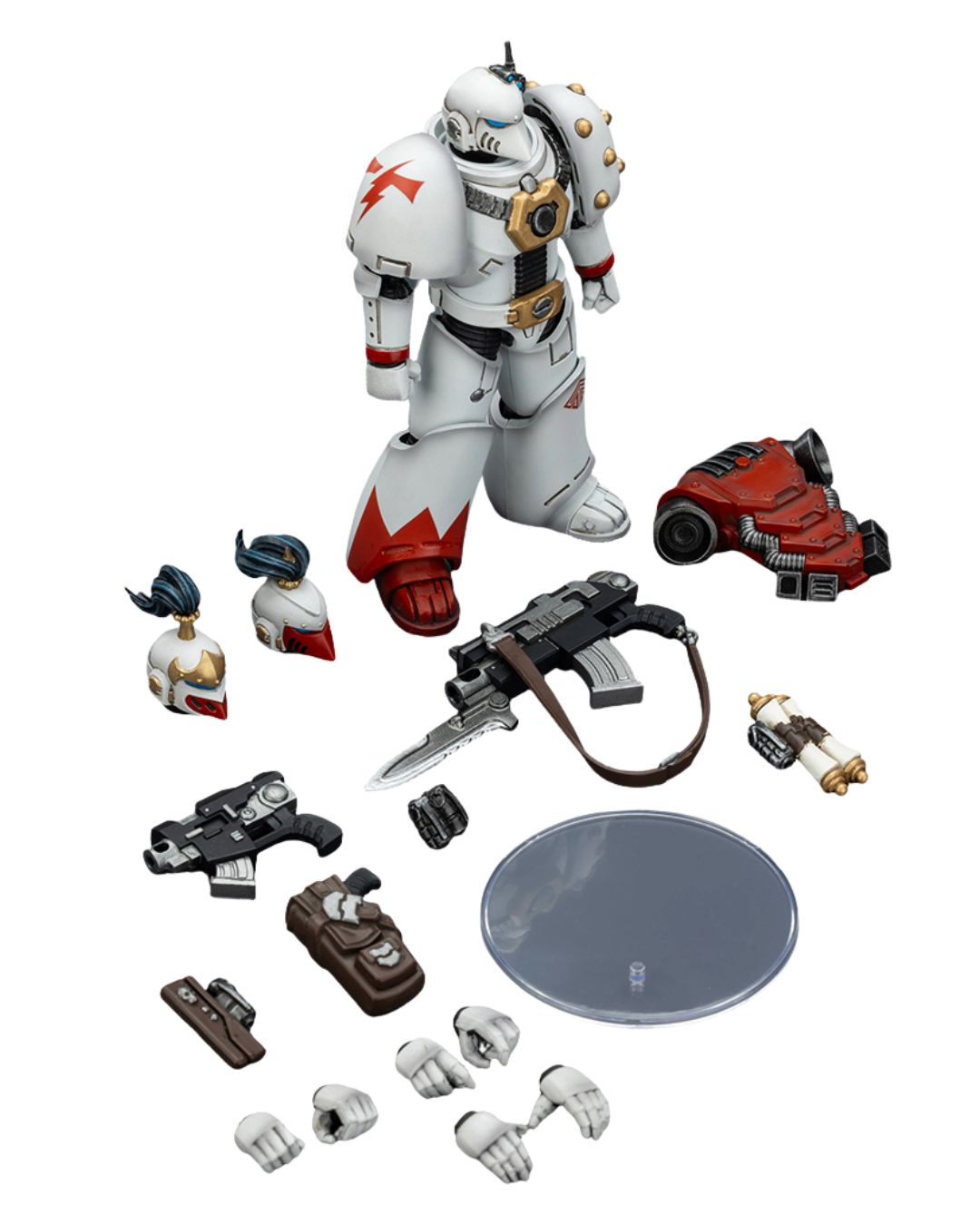 PRE-ORDER Joy Toy Warhammer 40k White Scars MKVI Tactical Legionary