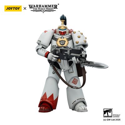 PRE-ORDER Joy Toy Warhammer 40k White Scars MKVI Tactical Legionary