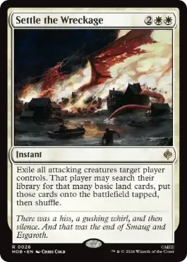 Magic the Gathering Settle the Wreckage The Hobbit Online