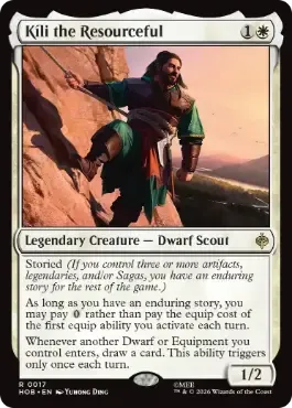 Magic the Gathering Kili the Resourceful The Hobbit Online