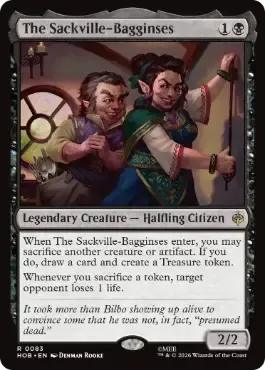 Magic the Gathering The Sackville-Bagginses The Hobbit Online