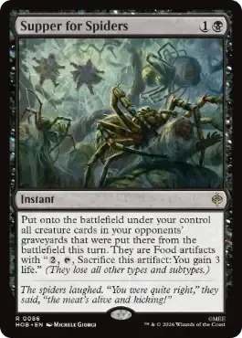 Magic the Gathering Supper for Spiders The Hobbit Online