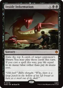 Magic the Gathering Inside Information The Hobbit Online