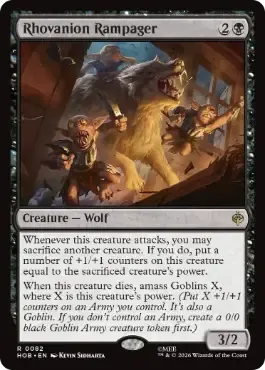 Magic the Gathering Rhovanion Rampager The Hobbit Online