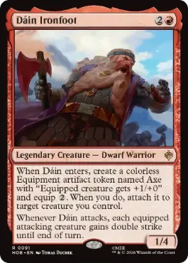 Magic the Gathering Dain Ironfoot The Hobbit Online