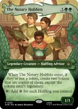 Magic the Gathering The Notary Hobbits Borderless The Hobbit Online