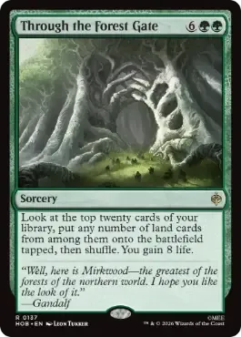 Magic the Gathering Through the Forest Gate The Hobbit Online