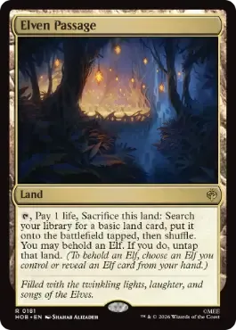Magic the Gathering Elven Passage The Hobbit Online
