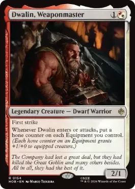 Magic the Gathering Dwalin, Weaponmaster The Hobbit Online