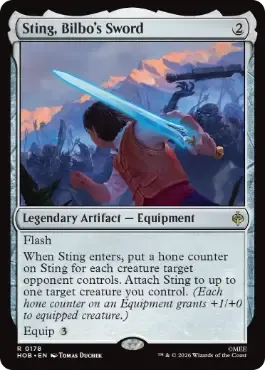 Magic the Gathering Sting, Bilbo's Sword The Hobbit Online