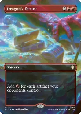 Magic the Gathering Dragon's Desire Borderless The Hobbit Online