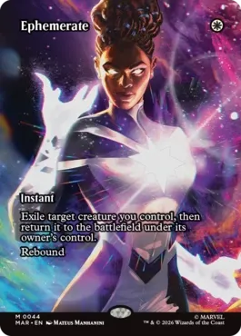 Magic the Gathering Ephemerate Borderless Marvel Universe Online