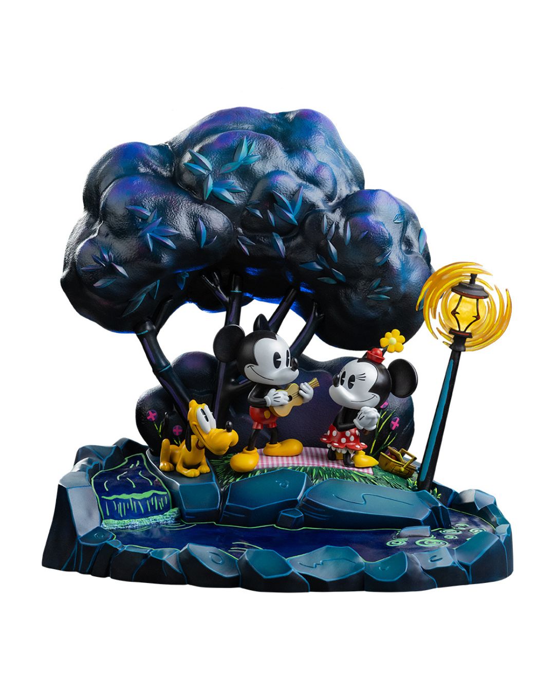 PRE-ORDER Iron Studios Mickey, Minnie and Pluto's Day at the Park  - Disney Classics - Deluxe Art Scale 1/10