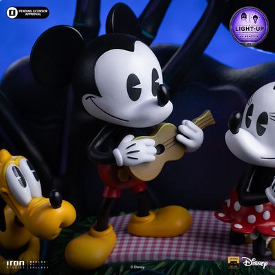 PRE-ORDER Iron Studios Mickey, Minnie and Pluto's Day at the Park  - Disney Classics - Deluxe Art Scale 1/10