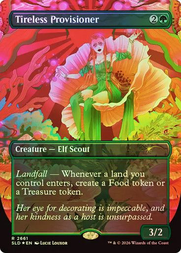 Magic the Gathering Tireless Provisioner Foil Secret Lair Drop Glorietta 2