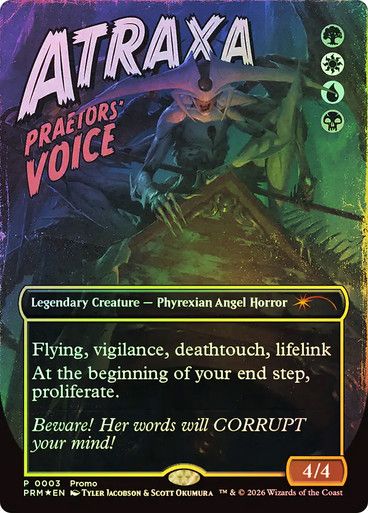 Magic the Gathering Atraxa Praetors Voice Foil Promo Glorietta 2