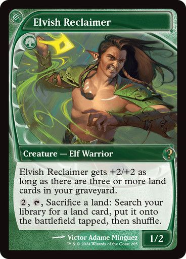 Magic the Gathering Elvish Reclaimer Mystery Booster 2 Glorietta 2
