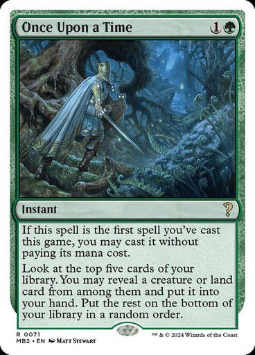 Magic the Gathering once Upon a Time Mystery Booster 2 Glorietta 2