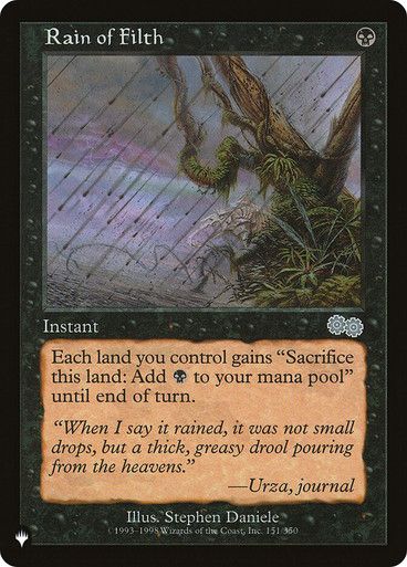 Magic the Gathering Rain of Filth The List Glorietta 2