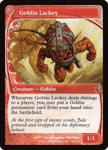 Magic the Gathering Goblin Lackey Mystery Booster 2 Glorietta 2