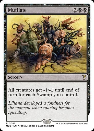 Magic the Gathering Mutilate Mystery Booster 2 Glorietta 2