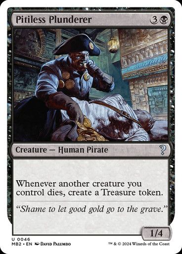 Magic the Gathering Pitiless Plunderer Mystery Booster 2 Glorietta 2
