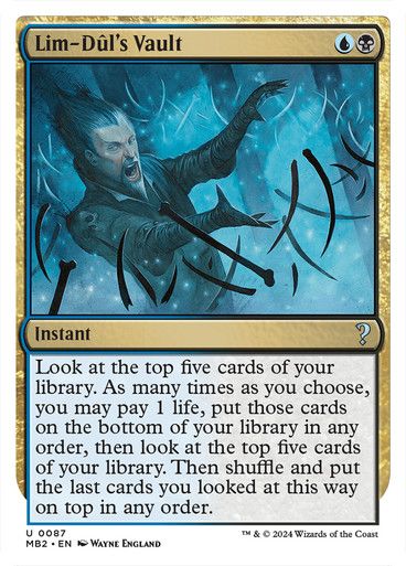 Magic the Gathering Lim-Dul's Vault Mystery Booster 2 Glorietta 2