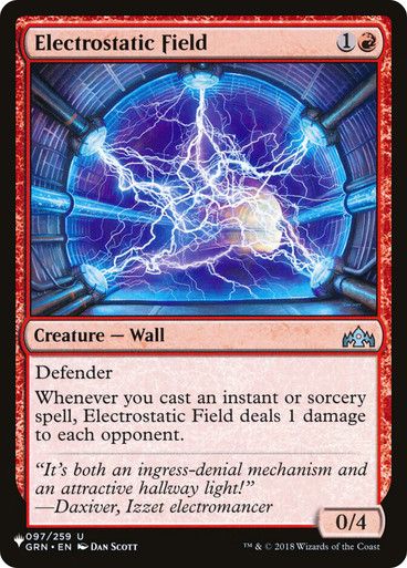 Magic the Gathering Electrostatic FieldThe List Glorietta 2