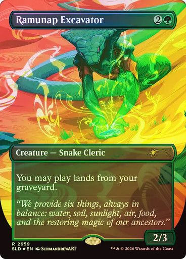 Magic the Gathering Ramunap Excavator Foil Secret Lair Drop Glorietta 2