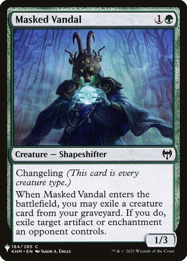 Magic the Gathering Masked Vandal The List Glorietta 2