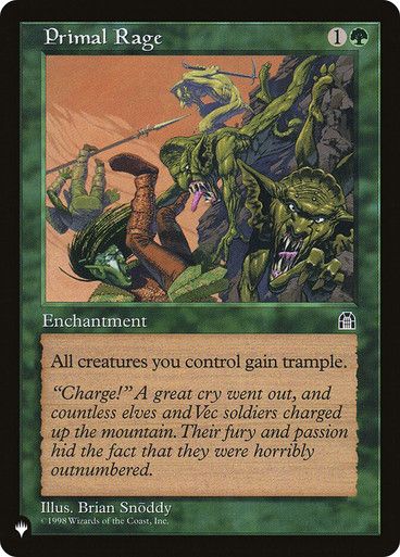 Magic the Gathering Primal Rage The List Glorietta 2