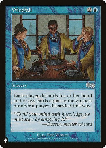 Magic the Gathering Windfall The List Glorietta 2