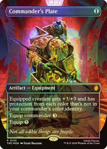 Magic the Gathering Commander's Plate Teenage Mutant Ninja Turtles Eternal Glorietta 2