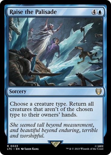 Magic the Gathering Raise the Palisade Lord of the Rings Commander Glorietta 2