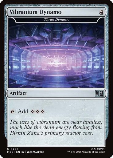 Magic the Gathering Vibranium Dynamo (Thran Dynamo) Marvel Super Heroes Commander Glorietta 2