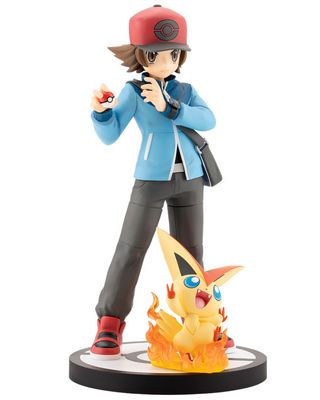 PRE-ORDER Kotobukiya Pokemon Touya with Victinia ArtFX J Statue