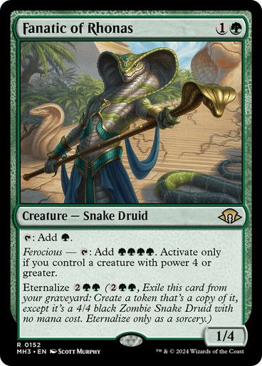 Magic the Gathering Fanatic of Rhonas Modern Horizons 3 Glorietta 2