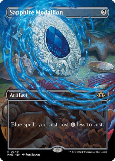 Magic the Gathering Sapphire Medallion Borderless Modern Horizons 3 Glorietta 2