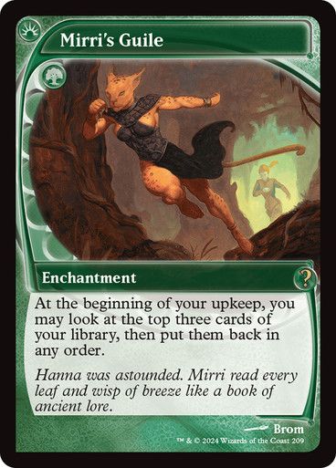 Magic the Gathering Mirri's Guile Mystery Booster 2 Greenhills