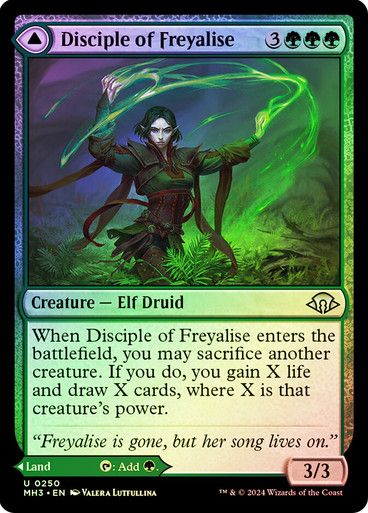 Magic the Gathering Disciple of Freyalise Foil Modern Horizons 3 Glorietta 2