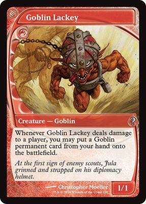 Magic the Gathering Goblin Lackey Mystery Booster 2 Greenhills