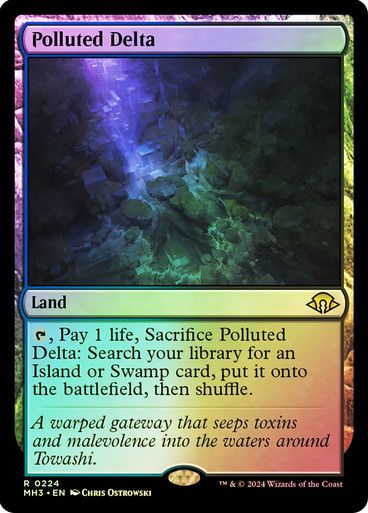 Magic the Gathering Polluted Delta Foil Modern Horizons 3 Festival Mall