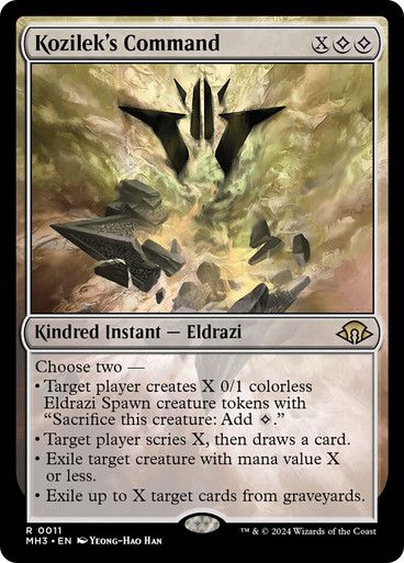 Magic the Gathering Kozilek's Command Modern Horizons 3 Festival Mall