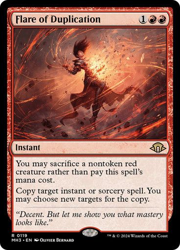 Magic the Gathering Flare of Duplication Modern Horizons 3 Festival Mall