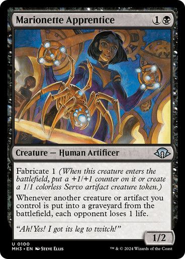 Magic the Gathering Marionette Apprentince Modern Horizons 3 Festival Mall