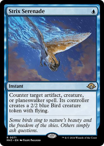 Magic the Gathering Strix Serenade Modern Horizons 3 Festival Mall