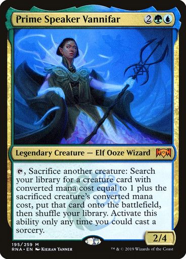 Magic the Gathering Prime Speaker Vannifar Ravnica Allegiance Festival Mall