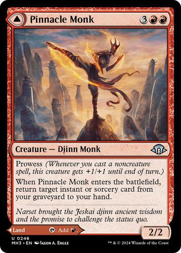Magic the Gathering Pinnacle Monk Modern Horizons 3 Festival Mall