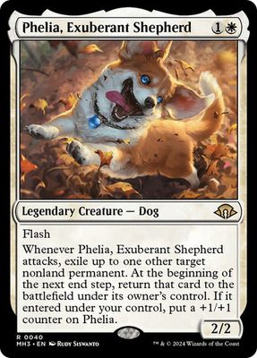 Magic the Gathering Phelia, Exuberant Shepherd Modern Horizons 3 Festival Mall