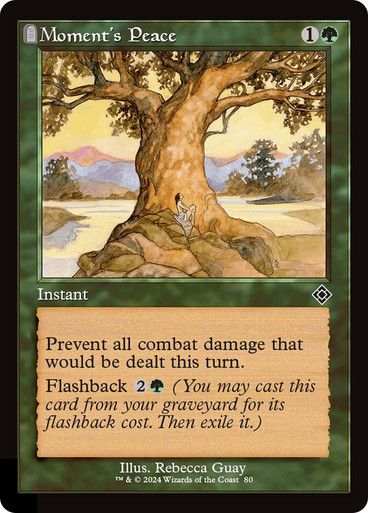 Magic the Gathering Moment's Peace The List Glorietta 2